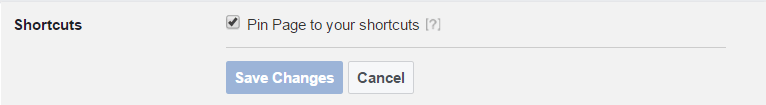 Shortcuts Facebook