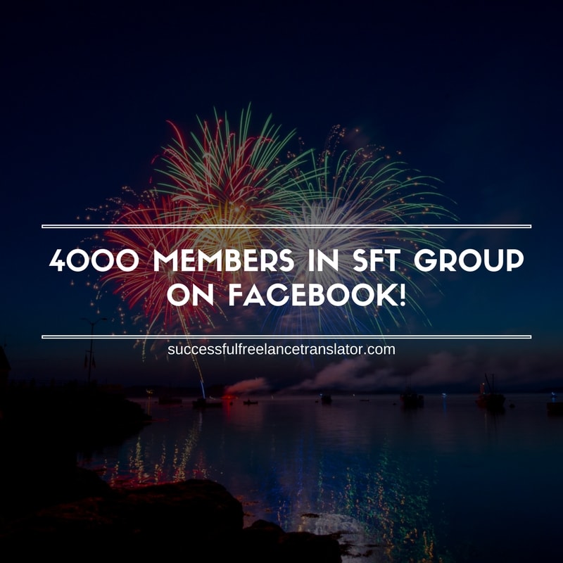 4000 MEMBERS IN SFT GROUP ON FACEBOOK!
